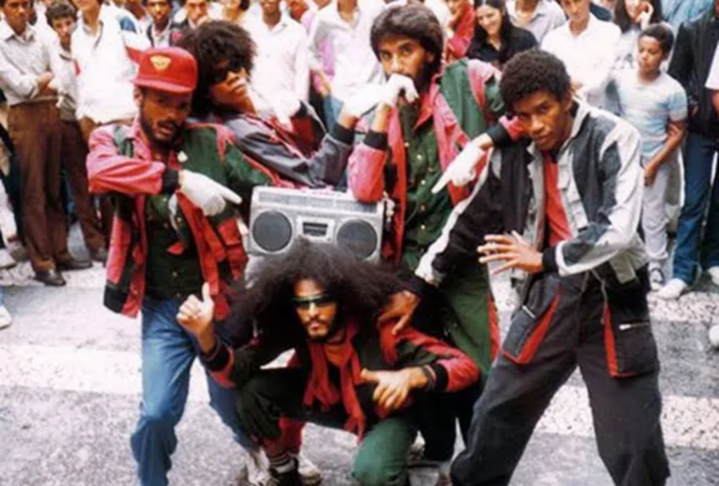 Nelson Triunfo, MC Jack e turma nos anos 80